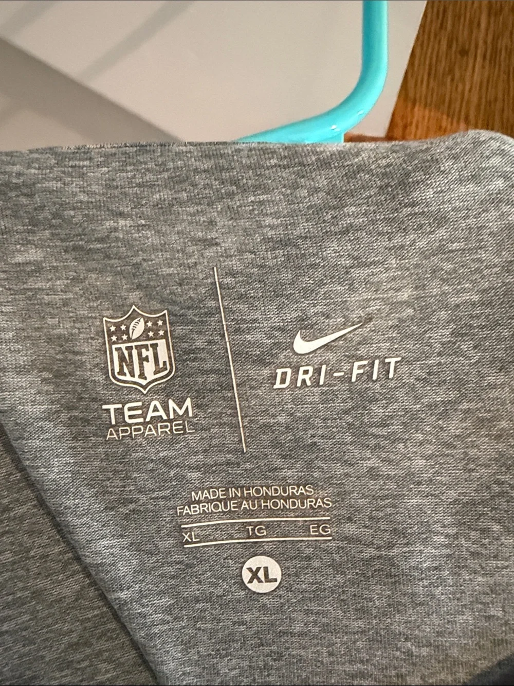 Nike Gray New England Patriots Logo Tee
